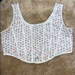 Floral crop top